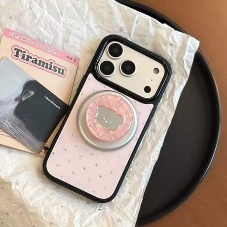 K23204 くまモチーフ MagSafeソケット付き iPhoneケース
