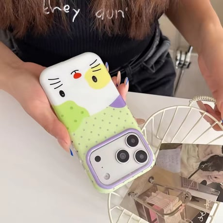 S75729 カラフルキャット iPhoneケース