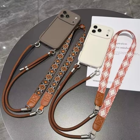 K23329 エスニックストラップiPhoneケース