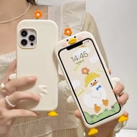 S75811 フラワーダック iPhoneケース