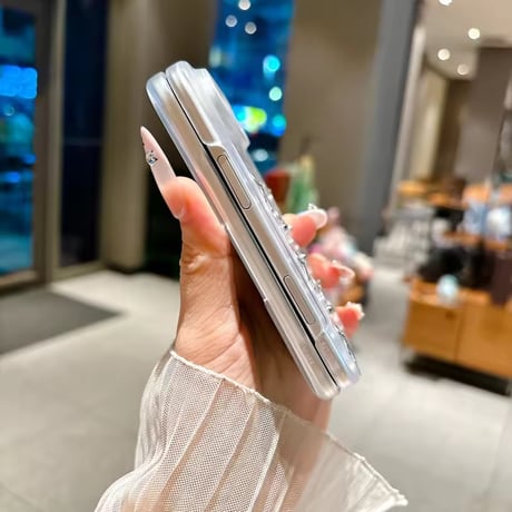 L62527 きらきらリボンiPhoneDuoケース