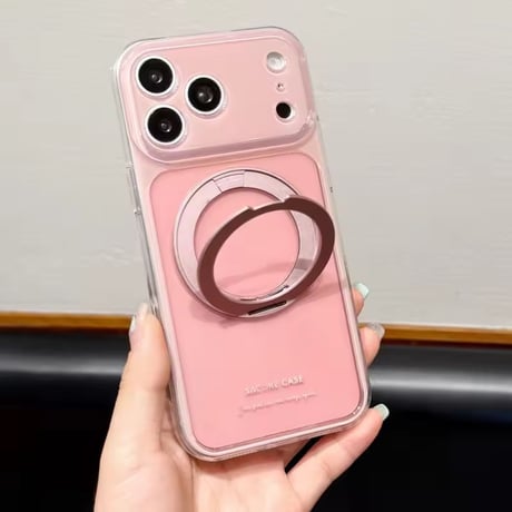 K23272 カラーフレームリングスタンド MagSafe iPhoneケース