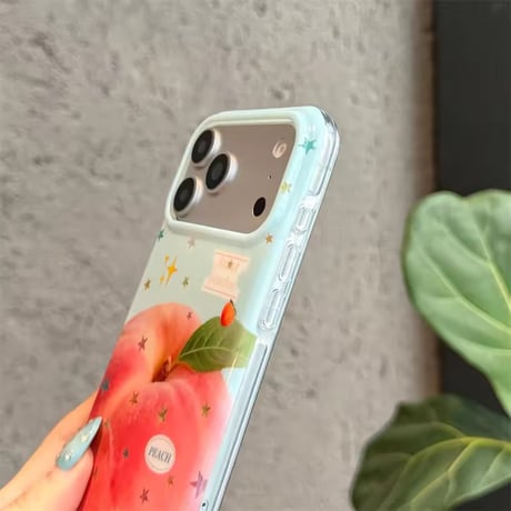 S75738 ピーチスター iPhoneケース