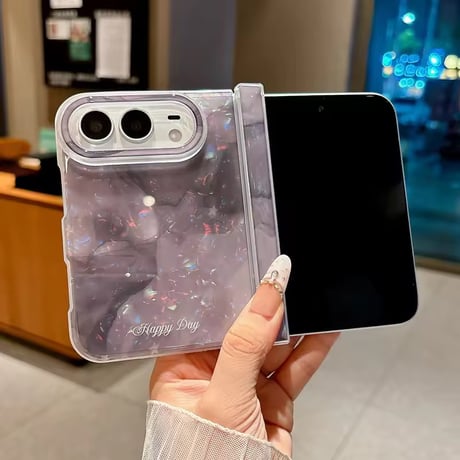 S75887 きらめきシェルiPhoneDuoケース