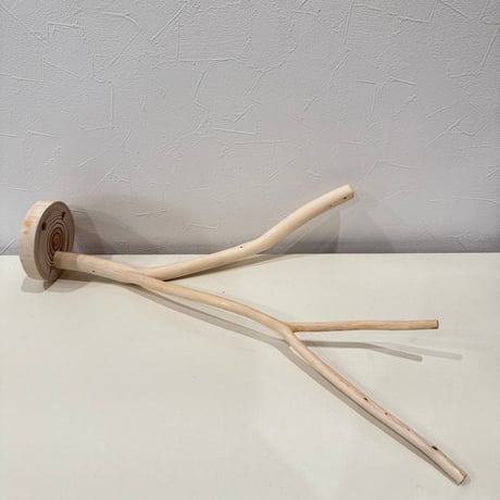 【Ｉ様専用】檜のピノキオ【自然木とまり木　バンブルフット予防】