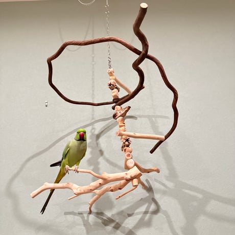 【Ｎ様専用】コトリのなる木カスタム【インコ 自然木 止まり木】