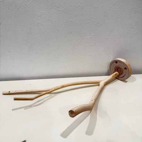 【Ｉ様専用】檜のピノキオ【自然木とまり木　バンブルフット予防】