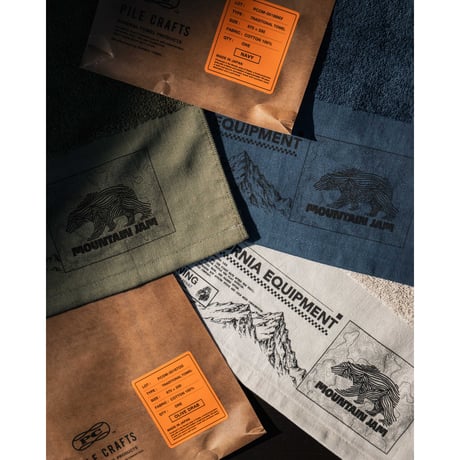 PILE CRAFTS × MOUNTAIN JAM ⁡UTILITY ONSEN TOWEL│パイルクラフト　温泉タオル