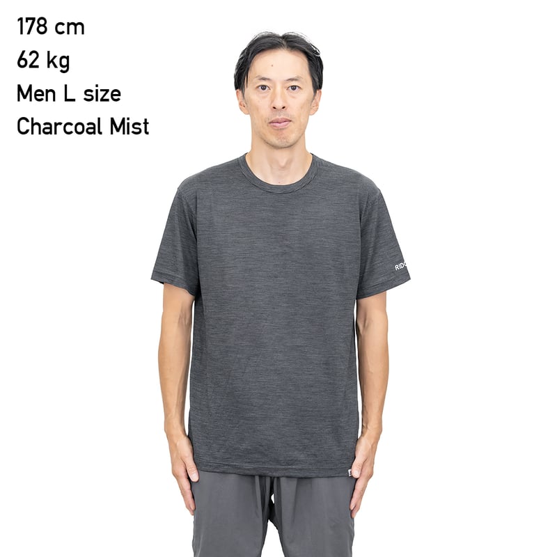RIDGE MOUNTAIN GEAR】Merino Basic Short Sleeve