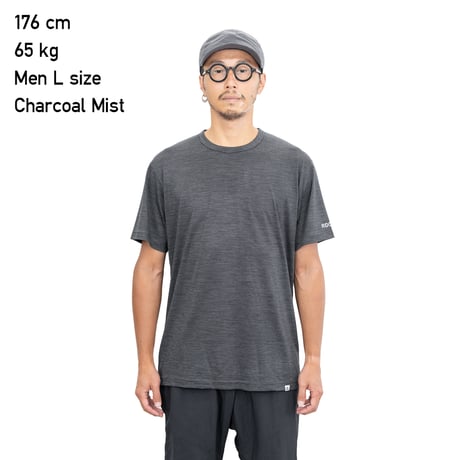 【RIDGE MOUNTAIN GEAR】Merino Basic Short Sleeve Tee "Micro Border"　/　リッジマウンテンギア　メリノベーシックショートスリーブティー