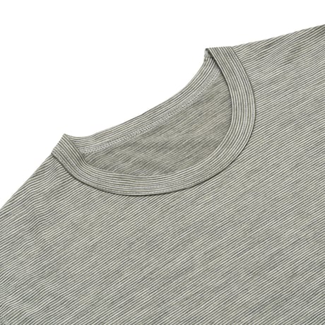 【RIDGE MOUNTAIN GEAR】Merino Basic Short Sleeve Tee "Micro Border"　/　リッジマウンテンギア　メリノベーシックショートスリーブティー