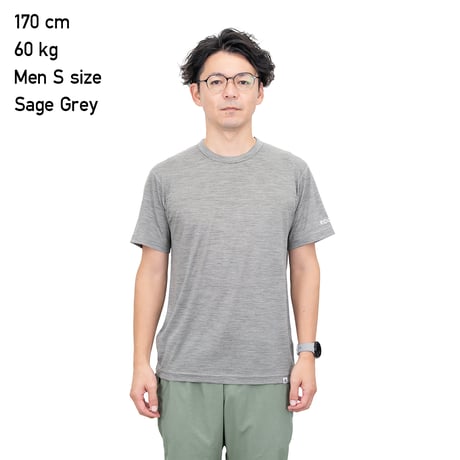 【RIDGE MOUNTAIN GEAR】Merino Basic Short Sleeve Tee "Micro Border"　/　リッジマウンテンギア　メリノベーシックショートスリーブティー