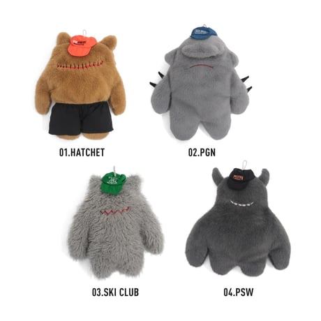 【ポストジェネラル】MONSTER HOT WATER BOTTLE COVER｜モンスター 湯たんぽカバー キャンプ・車中泊