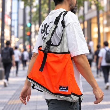 NANGA × Tempra Cycle トートバッグ｜Ultra GRID素材 ショッピングバスケット サイクルバッグ