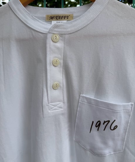 Char SINCE 1976 Henry Neck Half Sleeve Tee (MT-76）