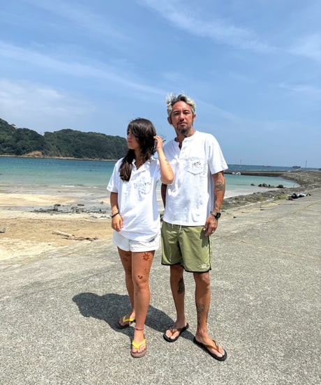 Char SINCE 1976 Henry Neck Half Sleeve Tee (MT-76）