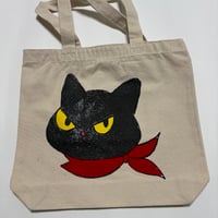 【七夕祭セール】のら猫クロッチ☆大入り袋（縦34cm ×横39cm 底マチ9cm）