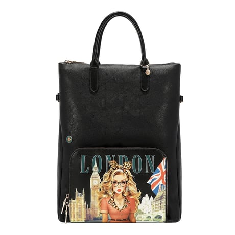【数量限定】～LONDON EYE～5点セットバックパック ★ブラック★