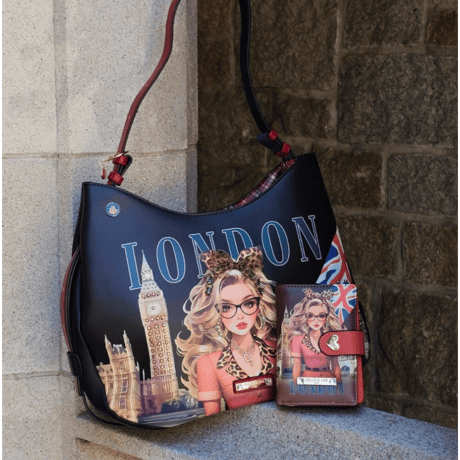 ～LONDON EYE～ホーボーバッグ ★BLACK★