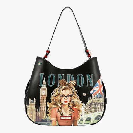 ～LONDON EYE～ホーボーバッグ ★BLACK★