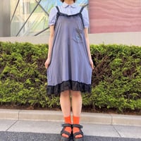 ダークブルーハーレーキャミワンピース IGT5482