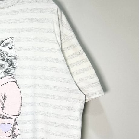 ガーリーキャットプリントT IGT5469