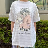 ガーリーキャットプリントT IGT5469