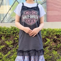 ピンクに染まるハーレーキャミワンピース IGT5497