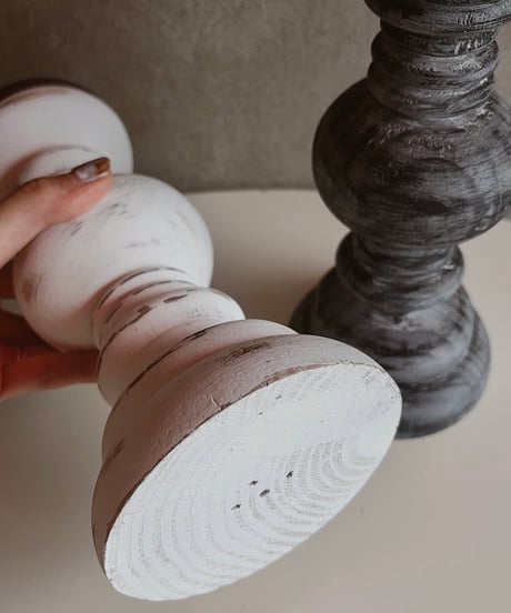 naturalwooden candle stand