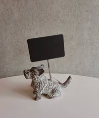 dog plate stand