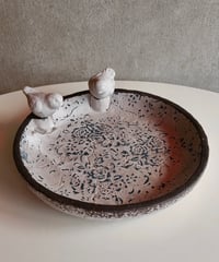 cement bird tray