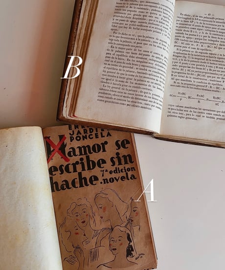 【スペイン蚤の市】vintage oldbook