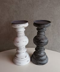naturalwooden candle stand