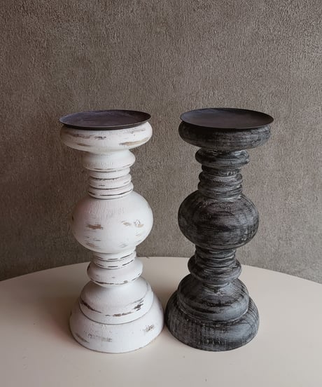naturalwooden candle stand
