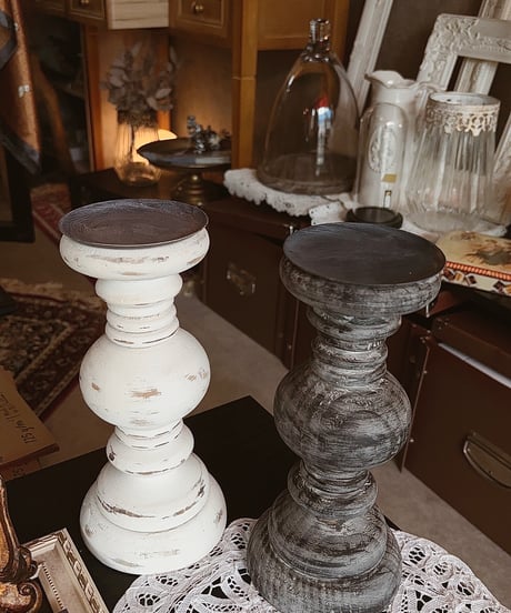 naturalwooden candle stand