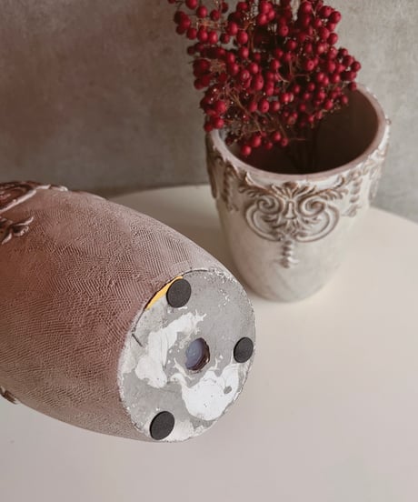 cement flower pot