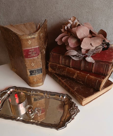 【スペイン蚤の市】vintage oldbook    Lsize