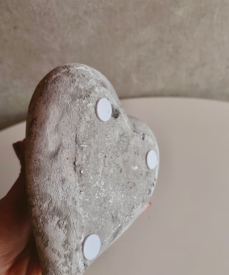 heart stone angel objet