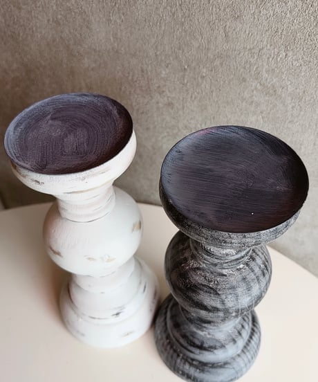 naturalwooden candle stand