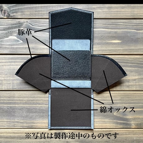 コンパクトウォレットD-CW02/GHOST/NERO【数量限定】