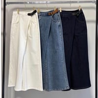 【MARGAUX VINTAGE 2027 PS】バックルデニムパンツ