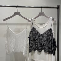 【CHIGNON】シアーレースアジャストキャミソール