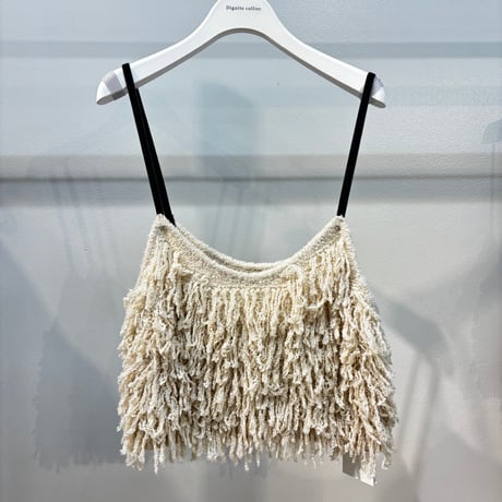 【dignite collier】ループニットビスチェ