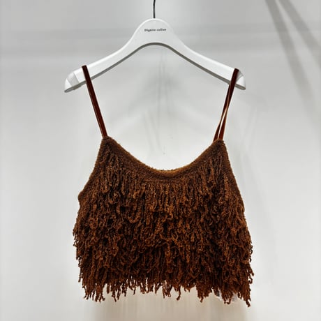 【dignite collier】ループニットビスチェ