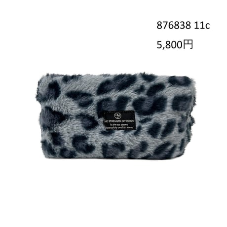 876838レオパード柄ポーチ