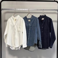 【MARGAUX VINTAGE 2027 PS】ライトオンスデニムフリルシャツ
