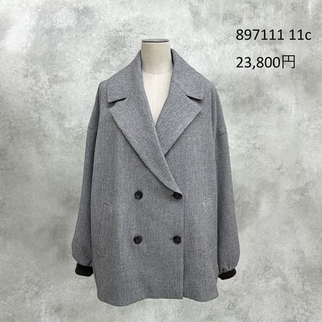 【ayane 897111】MIX TWEED テーラードジャケット