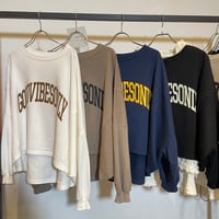 【siro de labonte 2027 SS】dolman pullover（ミニ裏毛）