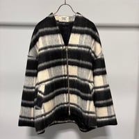【MARUGAUX 2026 AW】シャギージップコート（CHECK）