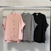 【MARGAUX VINTAGE 2027 PS】スタンドカラーブラウス